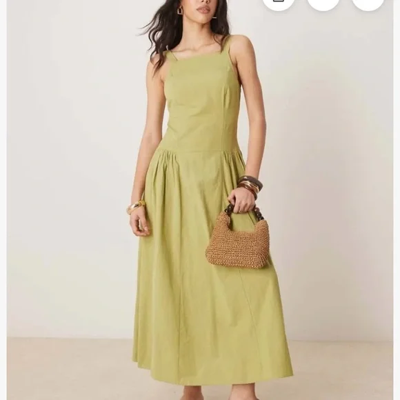 green emerald velvet dress Asos Design Cotton Structured Prom Mini Dress With Corset Detail In Light  Green